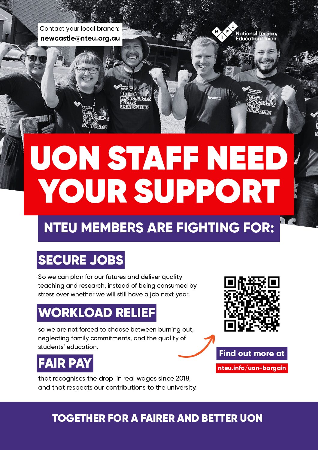 UON Bargaining flyer