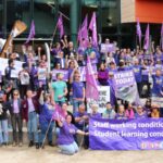 UON members on strike in 2023