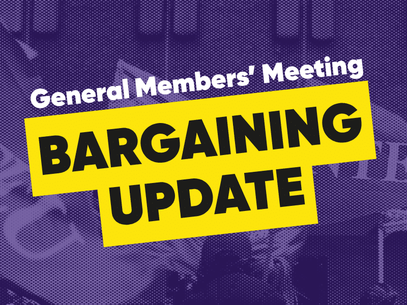GMM | Bargaining Update