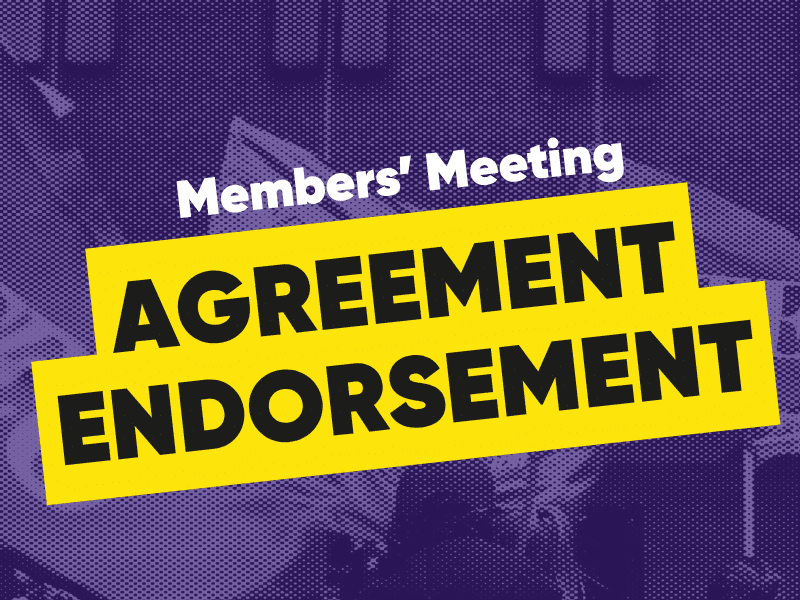NTEU UTS Agreement Endorsement | Members’ Meeting