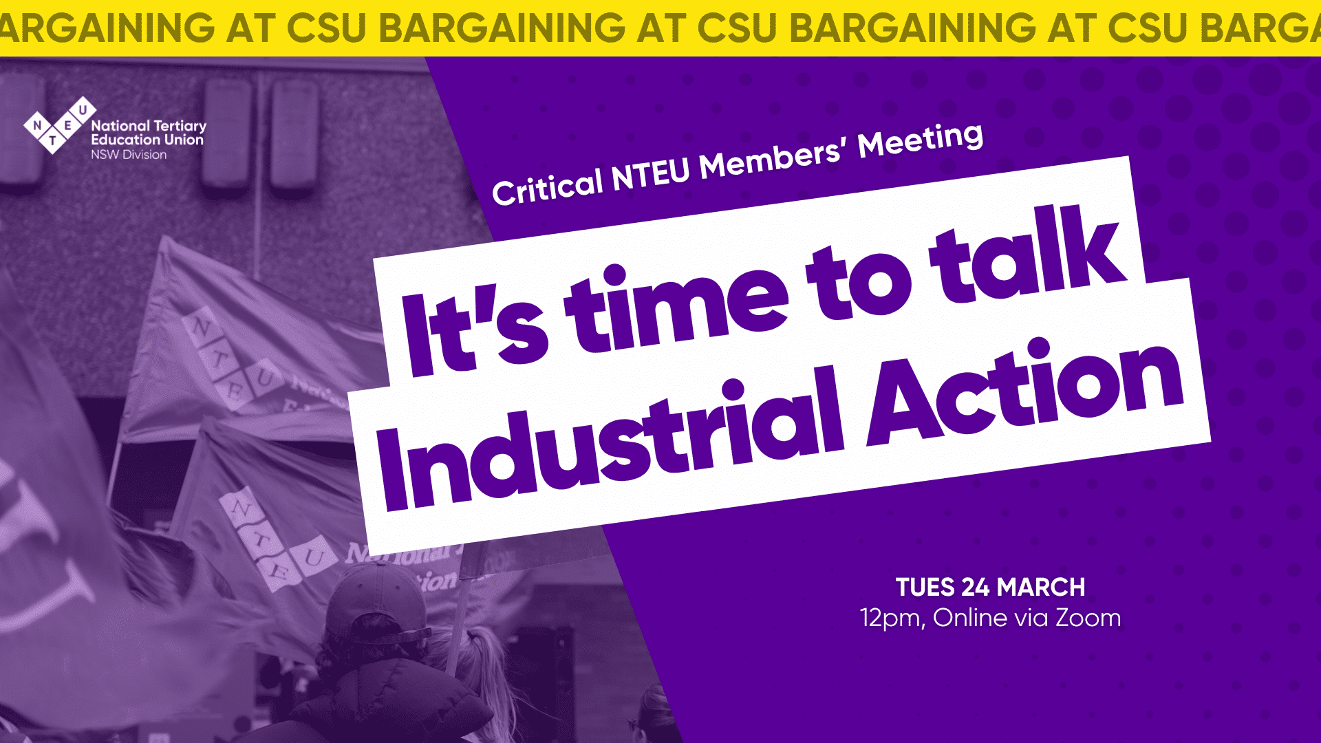 NTEU CSU Members' Meeting - NTEU NSW Division