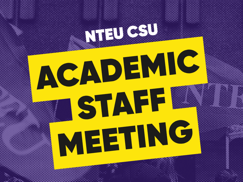 NTEU CSU Academic Staff Meeting