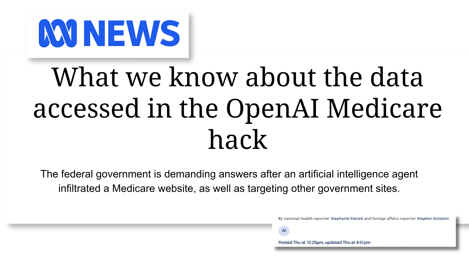 Open AI Medicare hack