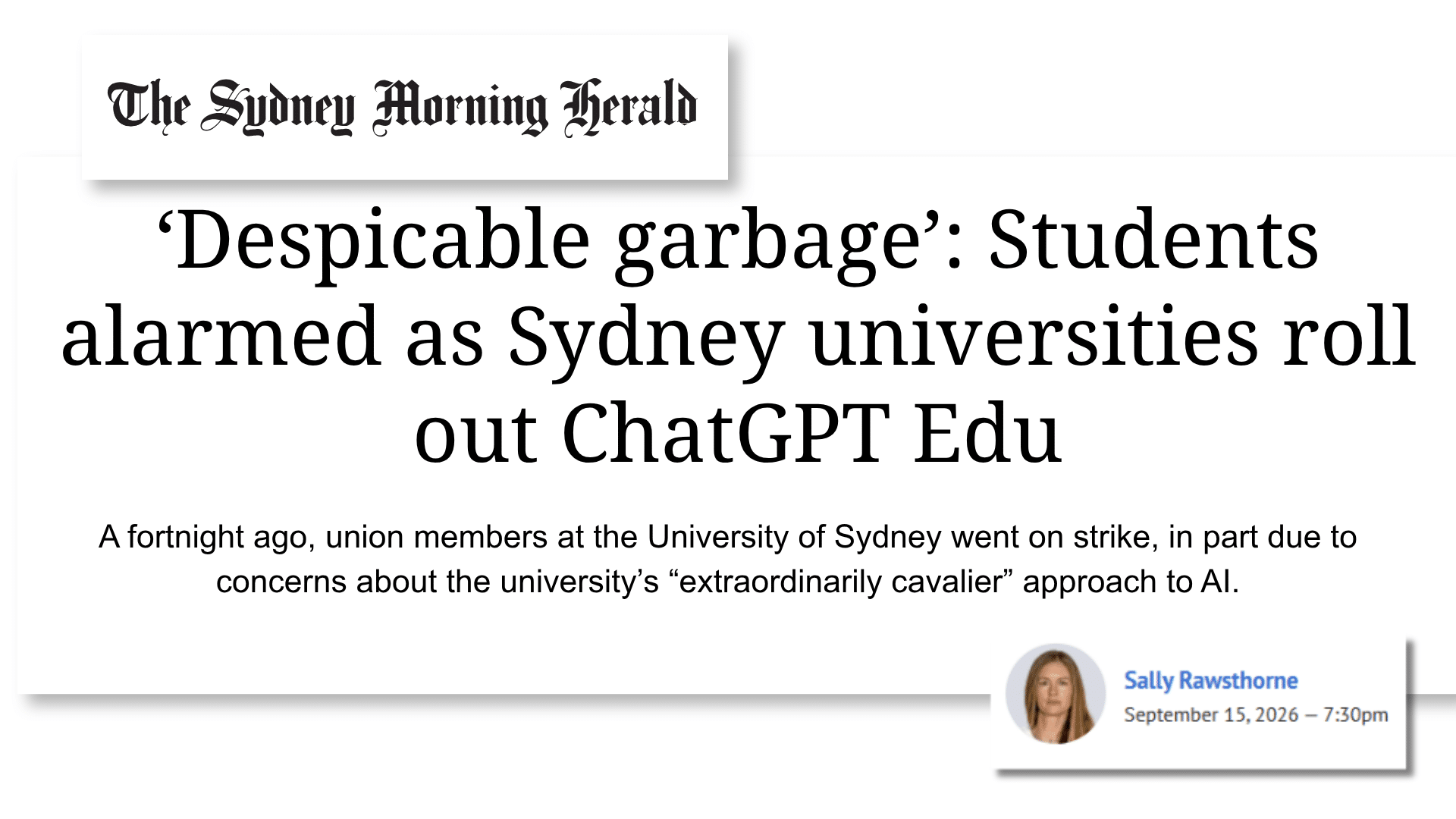 Usyd chatgpt